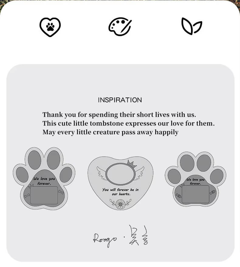 pet grave marker pet grave marker